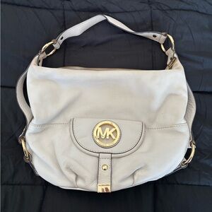 Michael Kors Light Gray Shoulder Bag